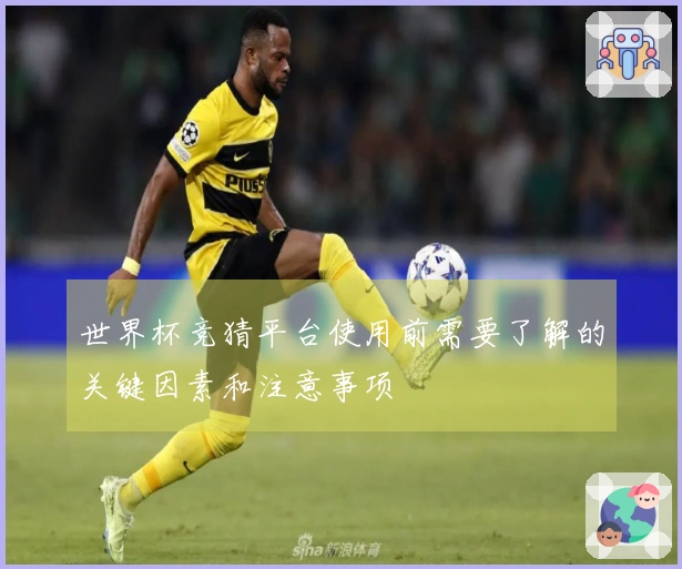 世界杯竞猜平台使用前需要了解的关键因素和注意事项