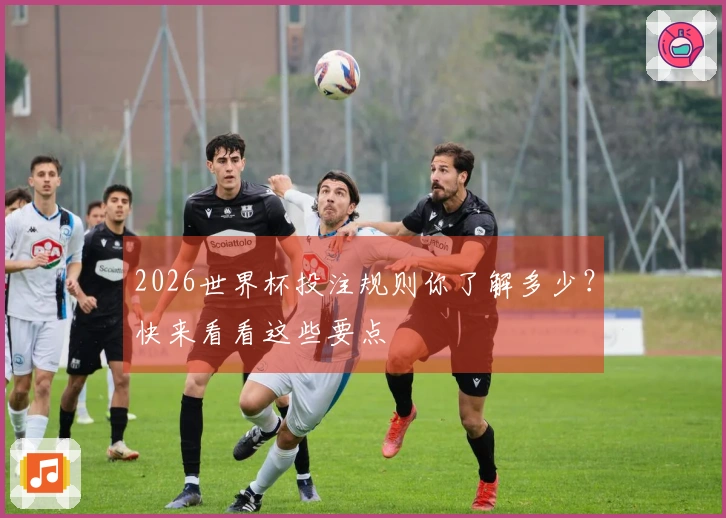 2026世界杯投注规则你了解多少？快来看看这些要点