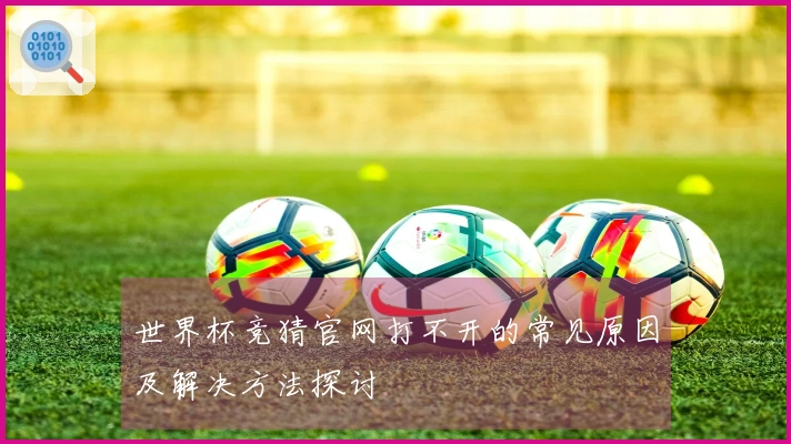 世界杯竞猜官网打不开的常见原因及解决方法探讨