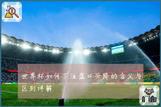 世界杯如何下注盘口升降的含义与区别详解