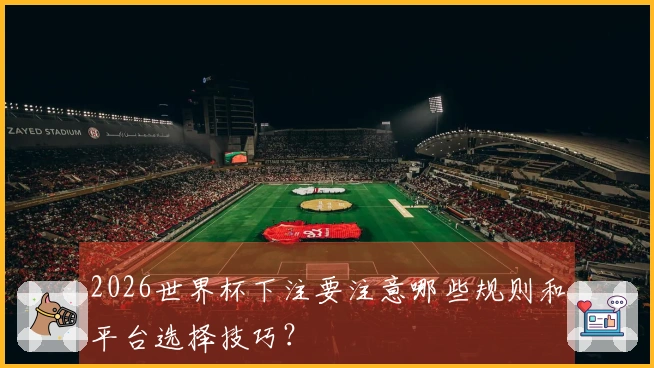 2026世界杯下注要注意哪些规则和平台选择技巧？
