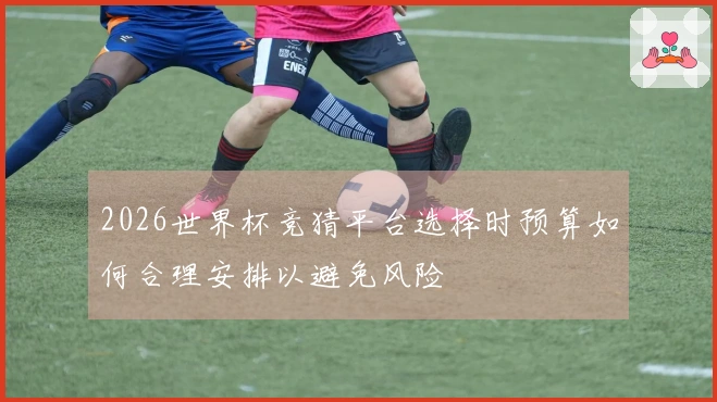 2026世界杯竞猜平台选择时预算如何合理安排以避免风险